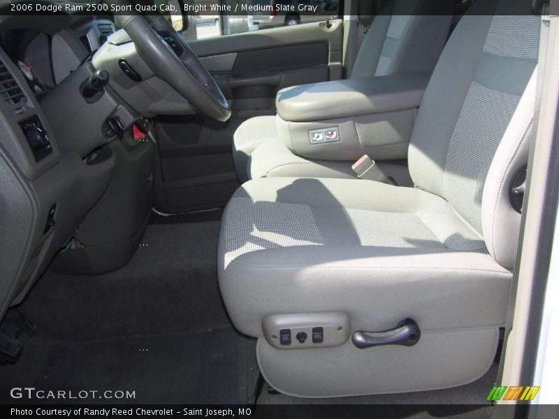 Bright White / Medium Slate Gray 2006 Dodge Ram 2500 Sport Quad Cab