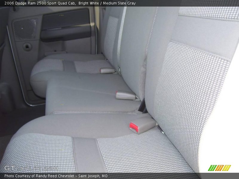 Bright White / Medium Slate Gray 2006 Dodge Ram 2500 Sport Quad Cab