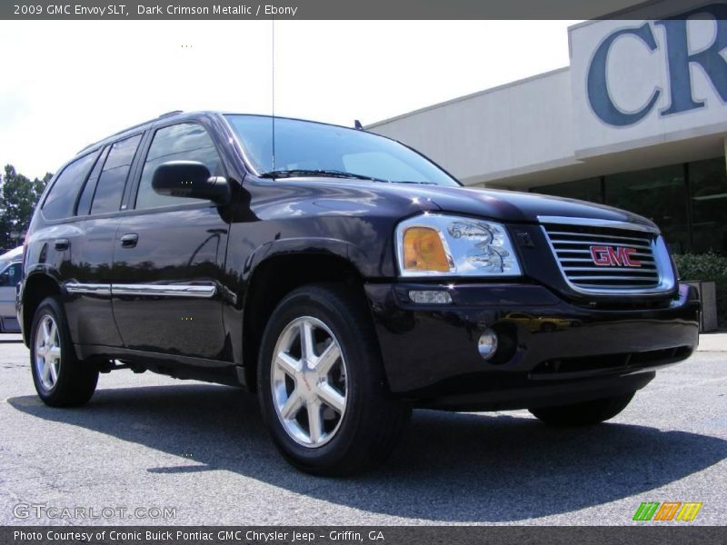 Dark Crimson Metallic / Ebony 2009 GMC Envoy SLT