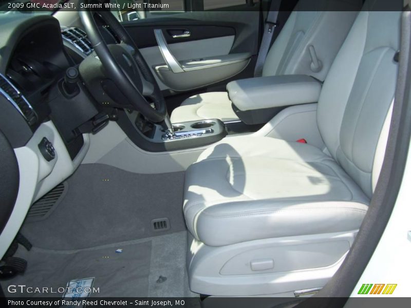 Summit White / Light Titanium 2009 GMC Acadia SLT