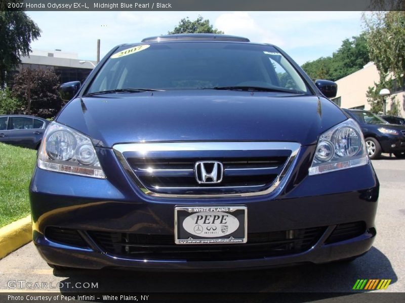 Midnight Blue Pearl / Black 2007 Honda Odyssey EX-L