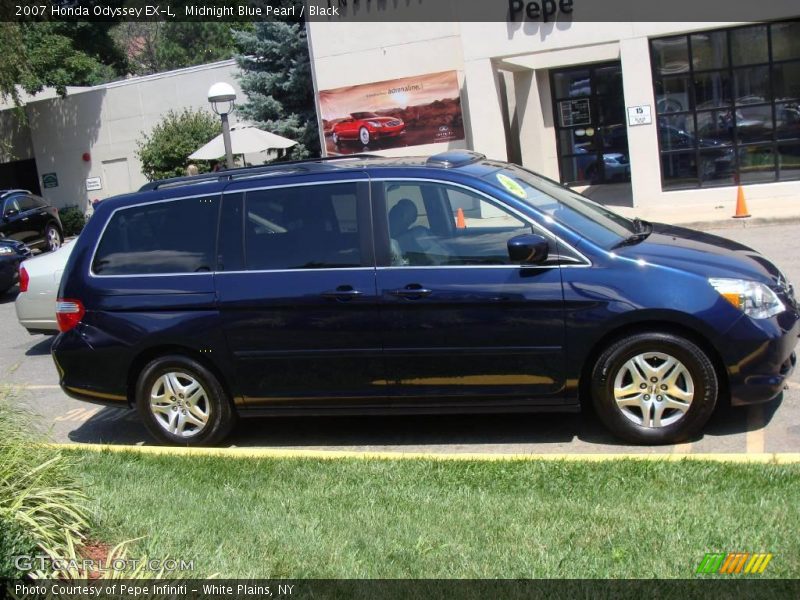 Midnight Blue Pearl / Black 2007 Honda Odyssey EX-L