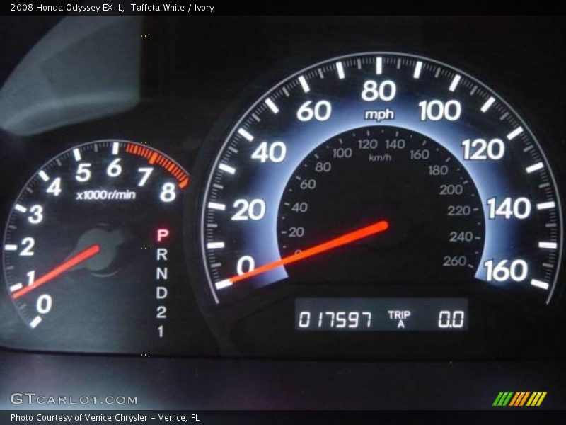 Taffeta White / Ivory 2008 Honda Odyssey EX-L