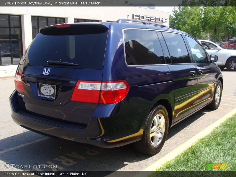 Midnight Blue Pearl / Black 2007 Honda Odyssey EX-L