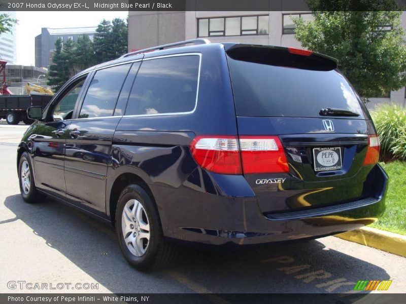 Midnight Blue Pearl / Black 2007 Honda Odyssey EX-L