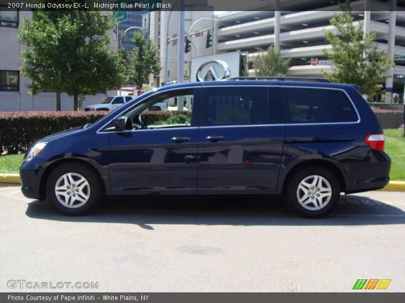 Midnight Blue Pearl / Black 2007 Honda Odyssey EX-L