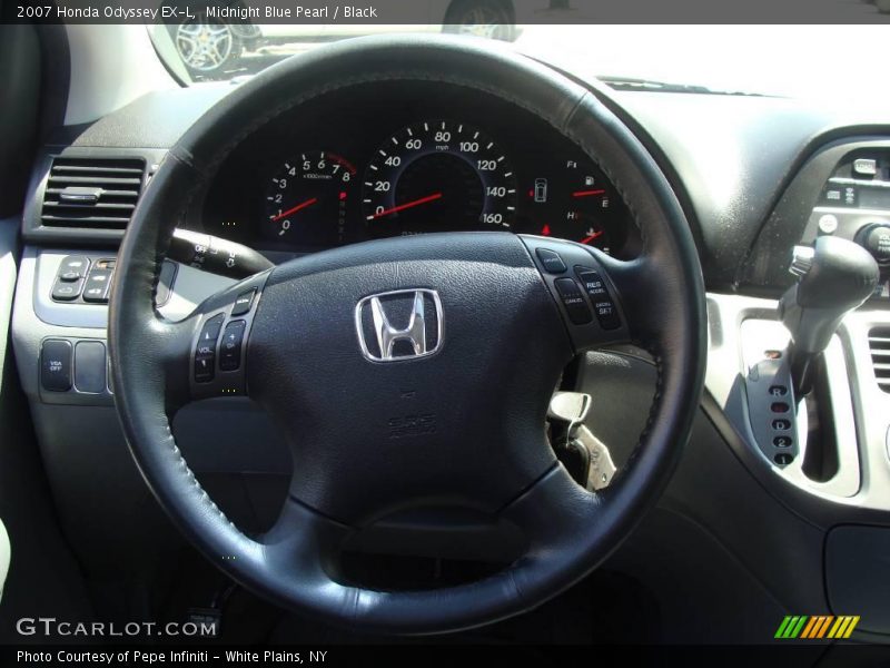 Midnight Blue Pearl / Black 2007 Honda Odyssey EX-L