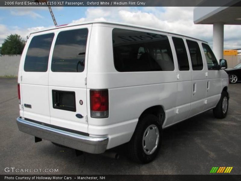 Oxford White / Medium Flint Grey 2006 Ford E Series Van E150 XLT Passenger