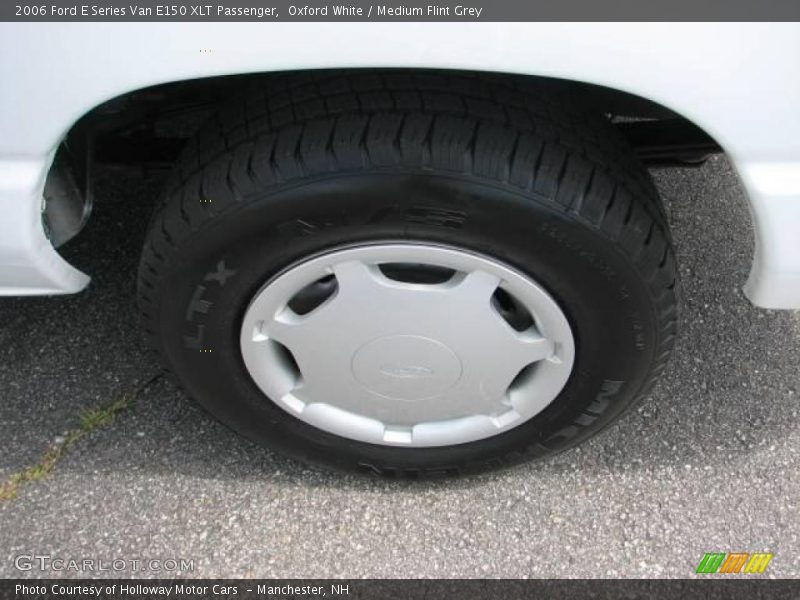 Oxford White / Medium Flint Grey 2006 Ford E Series Van E150 XLT Passenger