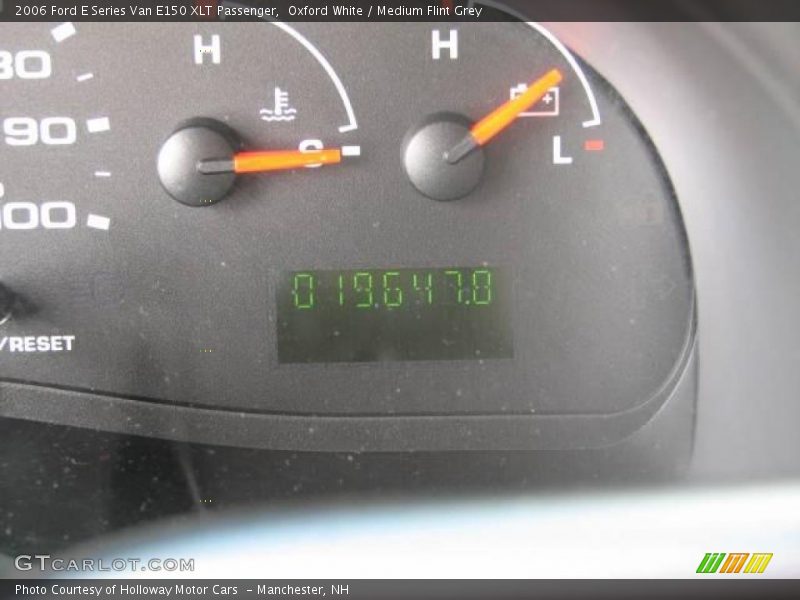 Oxford White / Medium Flint Grey 2006 Ford E Series Van E150 XLT Passenger