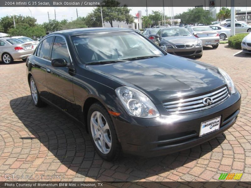 Black Obsidian / Graphite 2004 Infiniti G 35 Sedan