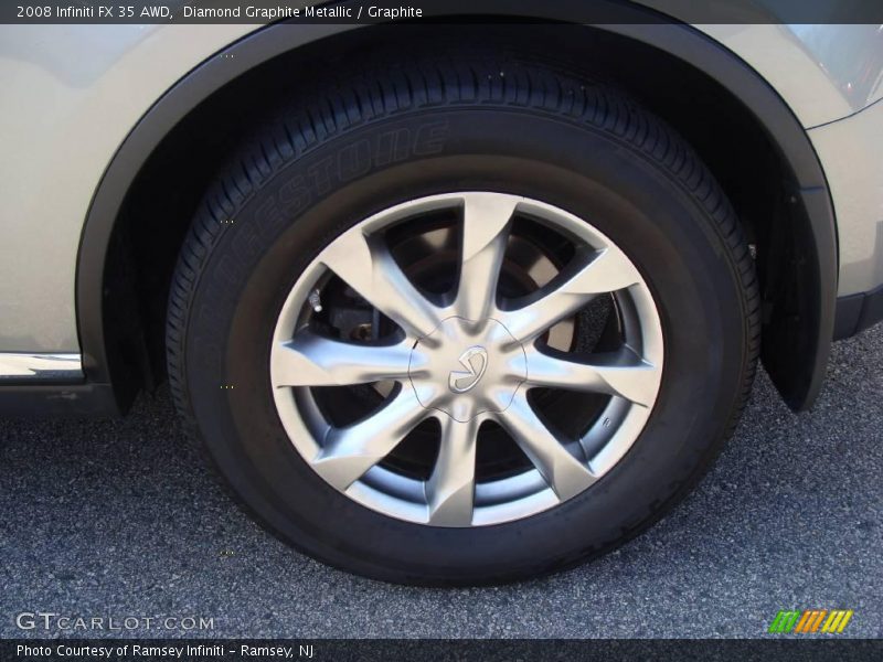 Diamond Graphite Metallic / Graphite 2008 Infiniti FX 35 AWD