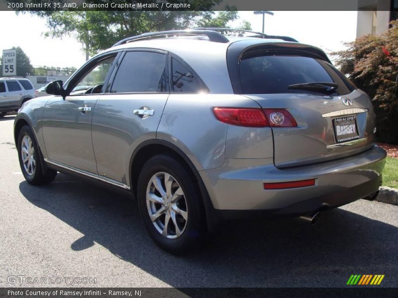 Diamond Graphite Metallic / Graphite 2008 Infiniti FX 35 AWD