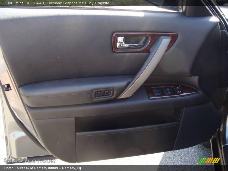 Diamond Graphite Metallic / Graphite 2008 Infiniti FX 35 AWD