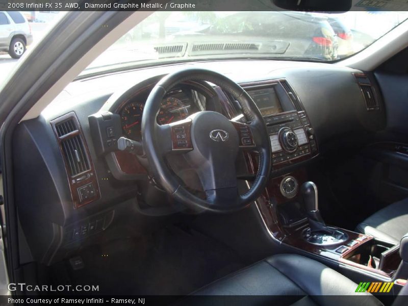 Diamond Graphite Metallic / Graphite 2008 Infiniti FX 35 AWD