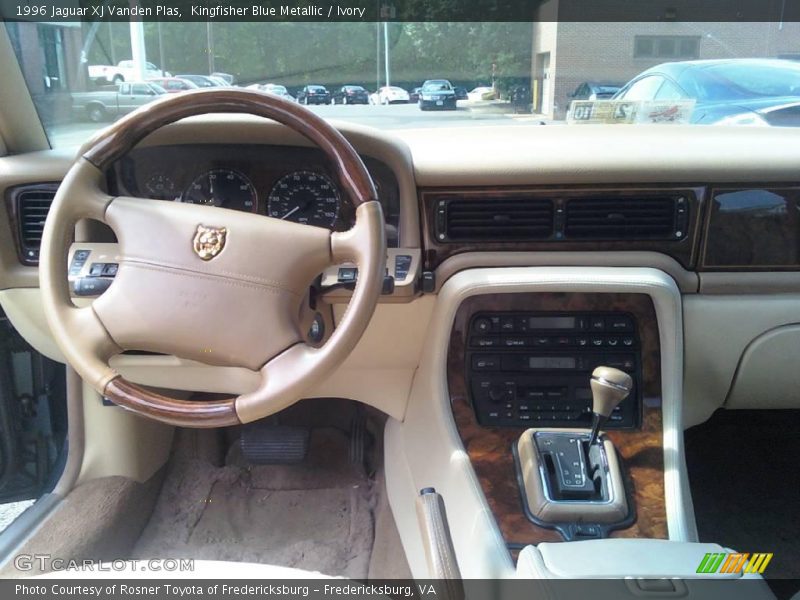 Kingfisher Blue Metallic / Ivory 1996 Jaguar XJ Vanden Plas