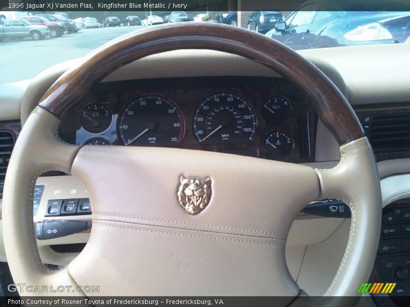 Kingfisher Blue Metallic / Ivory 1996 Jaguar XJ Vanden Plas