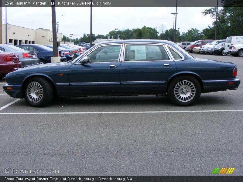 Kingfisher Blue Metallic / Ivory 1996 Jaguar XJ Vanden Plas