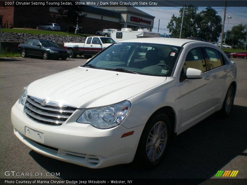 Stone White / Dark Slate Gray/Light Slate Gray 2007 Chrysler Sebring Touring Sedan
