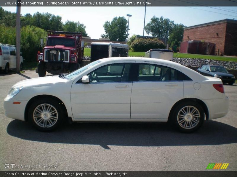 Stone White / Dark Slate Gray/Light Slate Gray 2007 Chrysler Sebring Touring Sedan