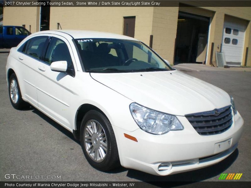 Stone White / Dark Slate Gray/Light Slate Gray 2007 Chrysler Sebring Touring Sedan