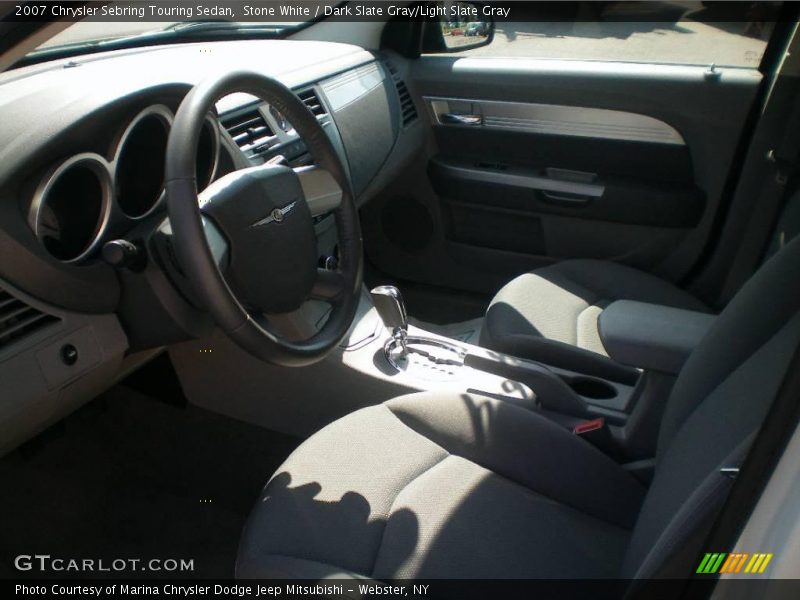 Stone White / Dark Slate Gray/Light Slate Gray 2007 Chrysler Sebring Touring Sedan