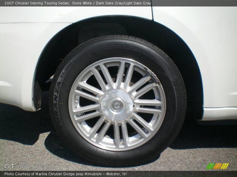 Stone White / Dark Slate Gray/Light Slate Gray 2007 Chrysler Sebring Touring Sedan