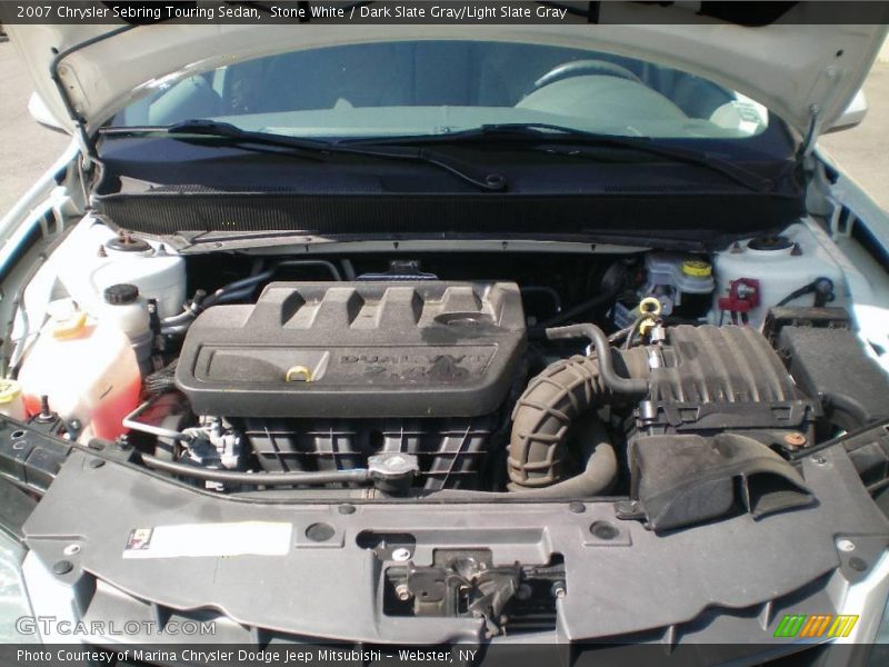 Stone White / Dark Slate Gray/Light Slate Gray 2007 Chrysler Sebring Touring Sedan