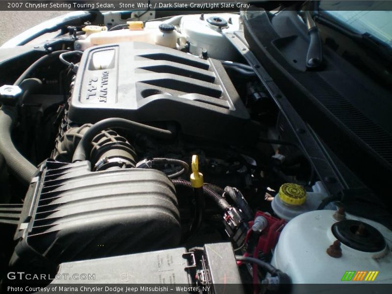 Stone White / Dark Slate Gray/Light Slate Gray 2007 Chrysler Sebring Touring Sedan