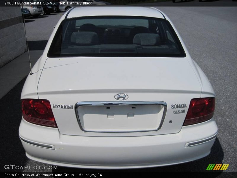 Noble White / Black 2003 Hyundai Sonata GLS V6