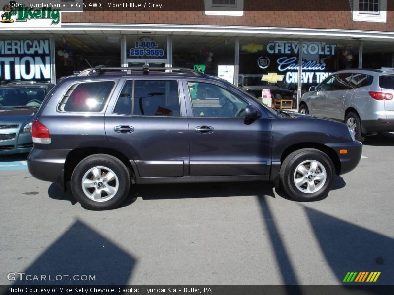 Moonlit Blue / Gray 2005 Hyundai Santa Fe GLS 4WD