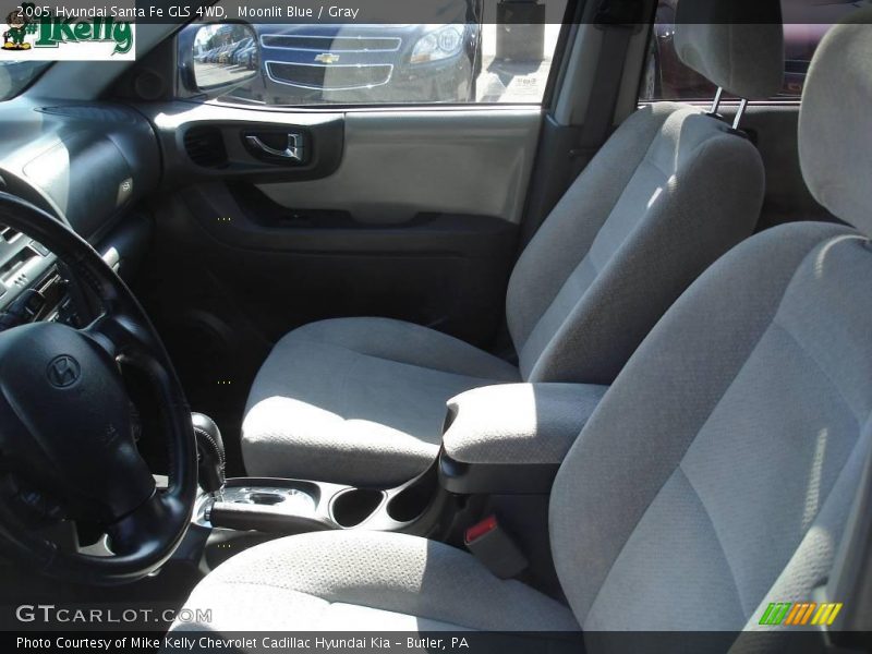 Moonlit Blue / Gray 2005 Hyundai Santa Fe GLS 4WD