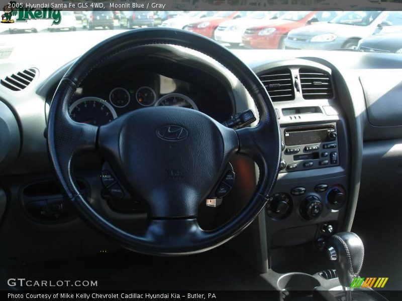 Moonlit Blue / Gray 2005 Hyundai Santa Fe GLS 4WD