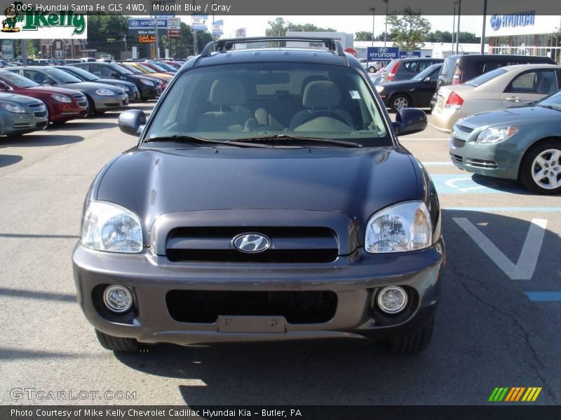 Moonlit Blue / Gray 2005 Hyundai Santa Fe GLS 4WD