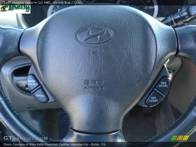 Moonlit Blue / Gray 2005 Hyundai Santa Fe GLS 4WD