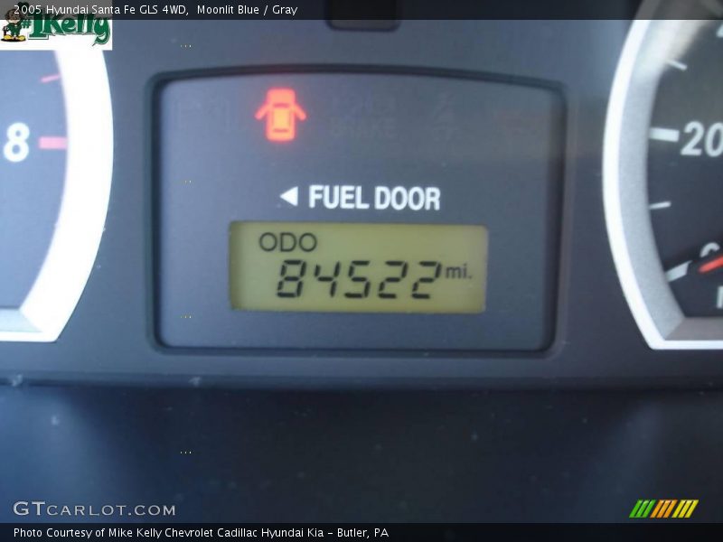 Moonlit Blue / Gray 2005 Hyundai Santa Fe GLS 4WD