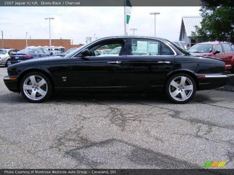 Ebony Black / Charcoal 2007 Jaguar XJ XJR