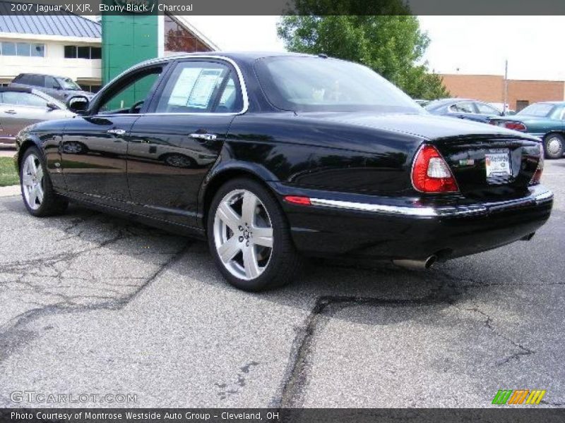 Ebony Black / Charcoal 2007 Jaguar XJ XJR