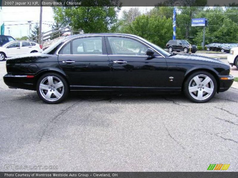 Ebony Black / Charcoal 2007 Jaguar XJ XJR