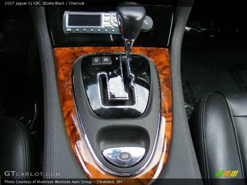 Ebony Black / Charcoal 2007 Jaguar XJ XJR
