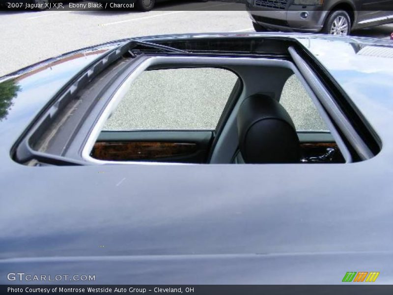 Ebony Black / Charcoal 2007 Jaguar XJ XJR