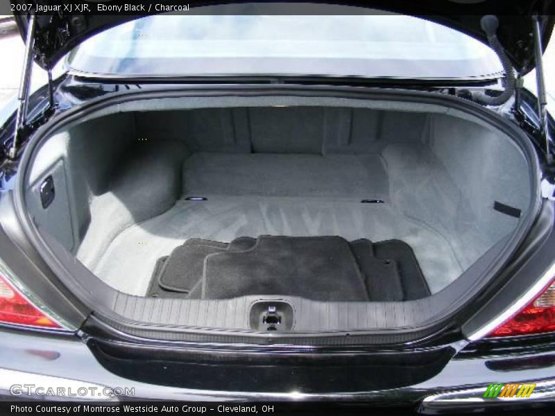 Ebony Black / Charcoal 2007 Jaguar XJ XJR