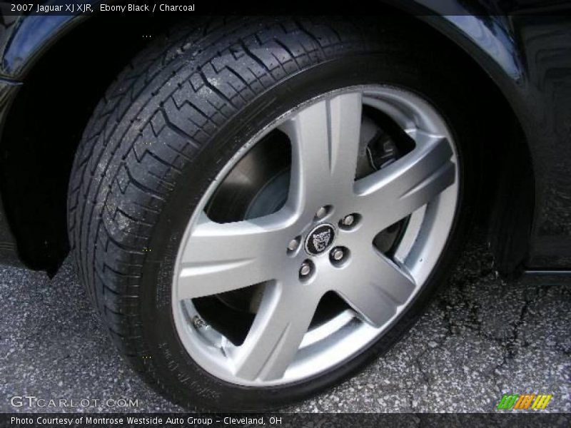 Ebony Black / Charcoal 2007 Jaguar XJ XJR