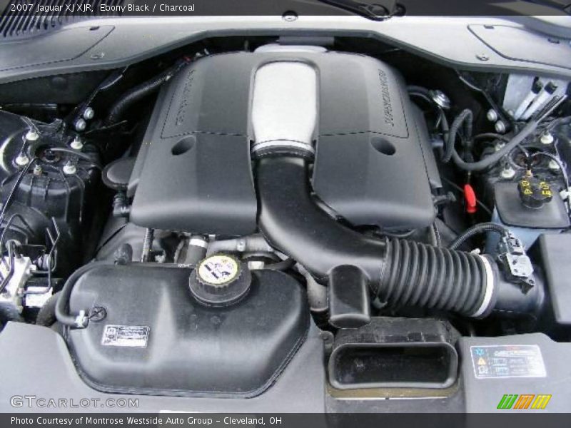 Ebony Black / Charcoal 2007 Jaguar XJ XJR