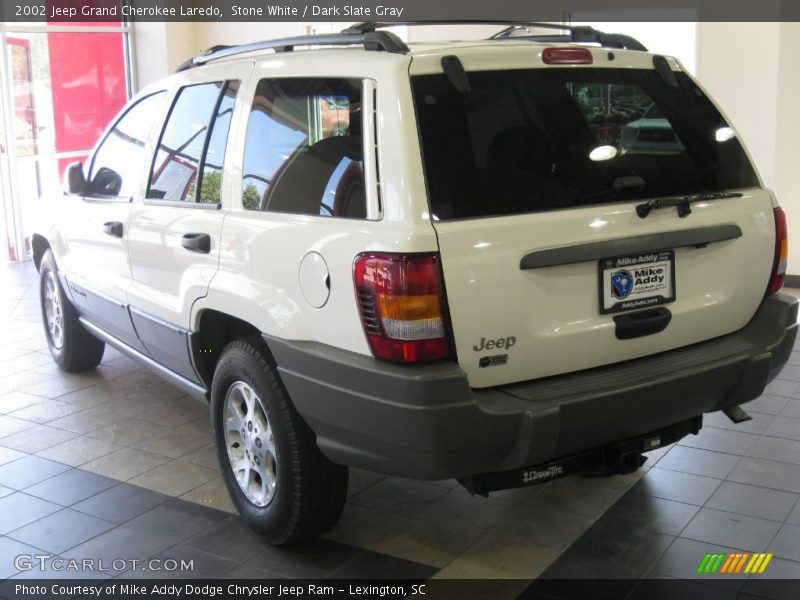 Stone White / Dark Slate Gray 2002 Jeep Grand Cherokee Laredo