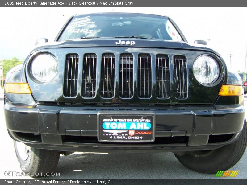 Black Clearcoat / Medium Slate Gray 2005 Jeep Liberty Renegade 4x4