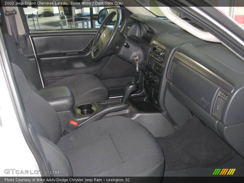 Stone White / Dark Slate Gray 2002 Jeep Grand Cherokee Laredo