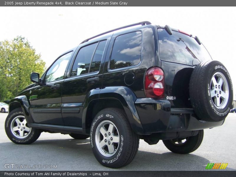 Black Clearcoat / Medium Slate Gray 2005 Jeep Liberty Renegade 4x4