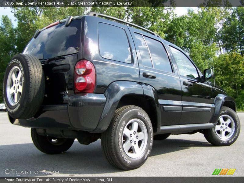 Black Clearcoat / Medium Slate Gray 2005 Jeep Liberty Renegade 4x4