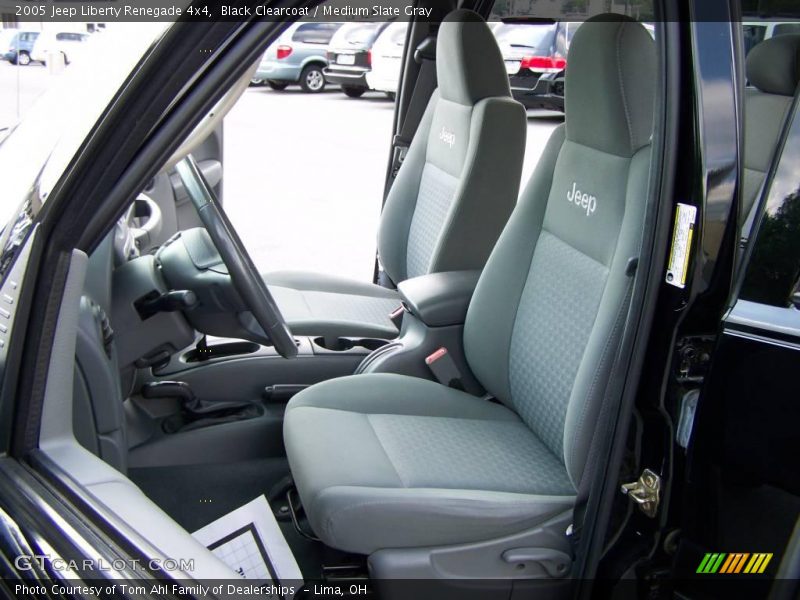 Black Clearcoat / Medium Slate Gray 2005 Jeep Liberty Renegade 4x4